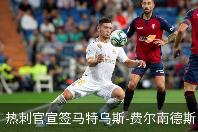 热刺官宣签马特乌斯-费尔南德斯 转会费8500万镑破纪录